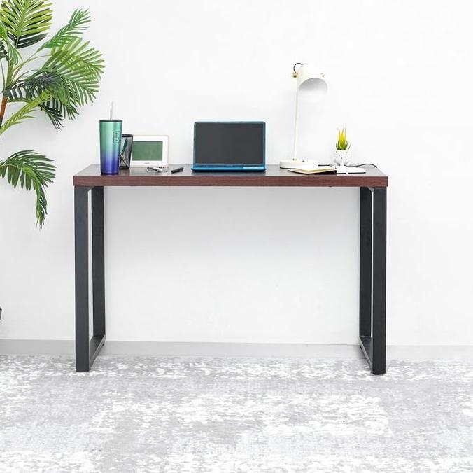 Dkrs- Informa Benne Meja Kantor - Hitam Meja Kerja Meja Laptop Belajar Komputer Minimalis