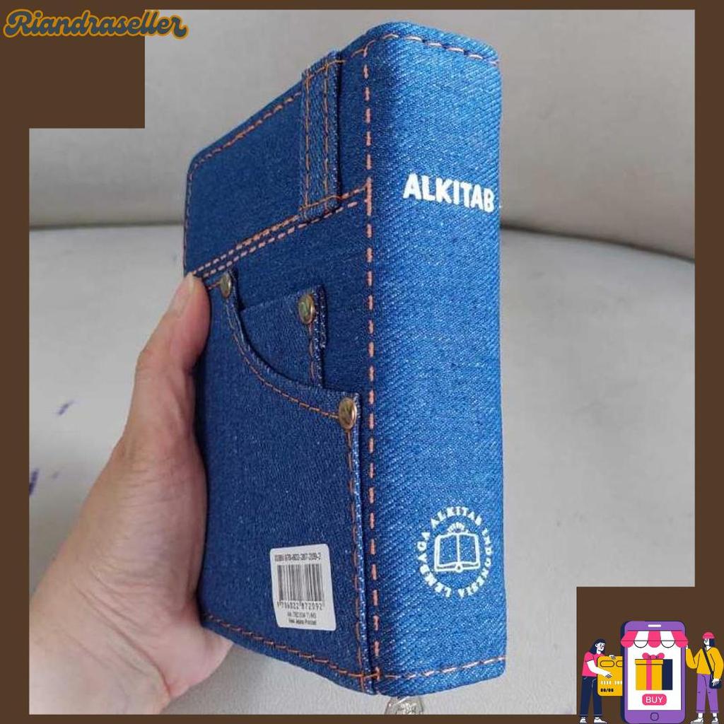 Alkitab Kristen Kecil Sampul TB2 034 Jeans Pocket Terjemahan Baru 2 LAI Anak Mini LAI UNIK