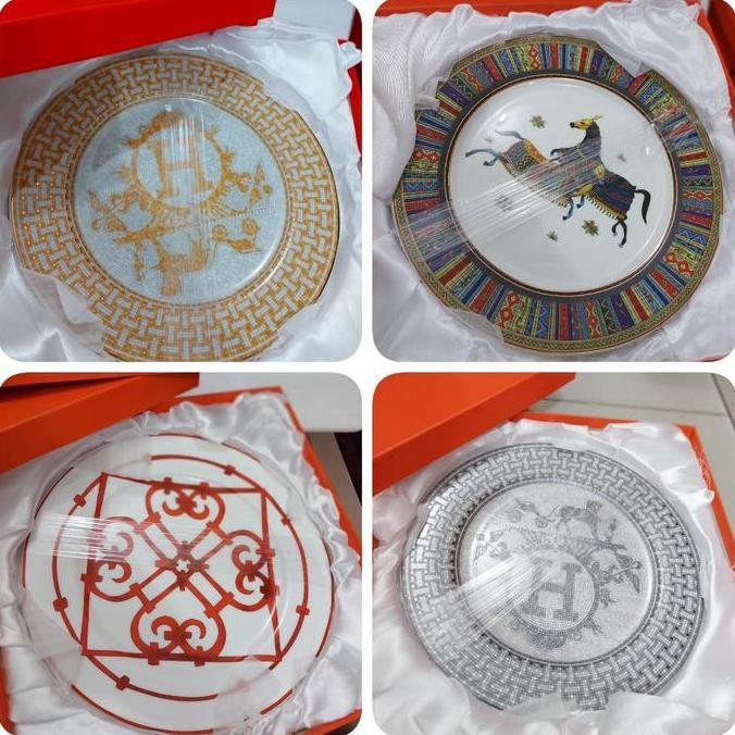 Plate Hermes Set 2 Pcs+ Box