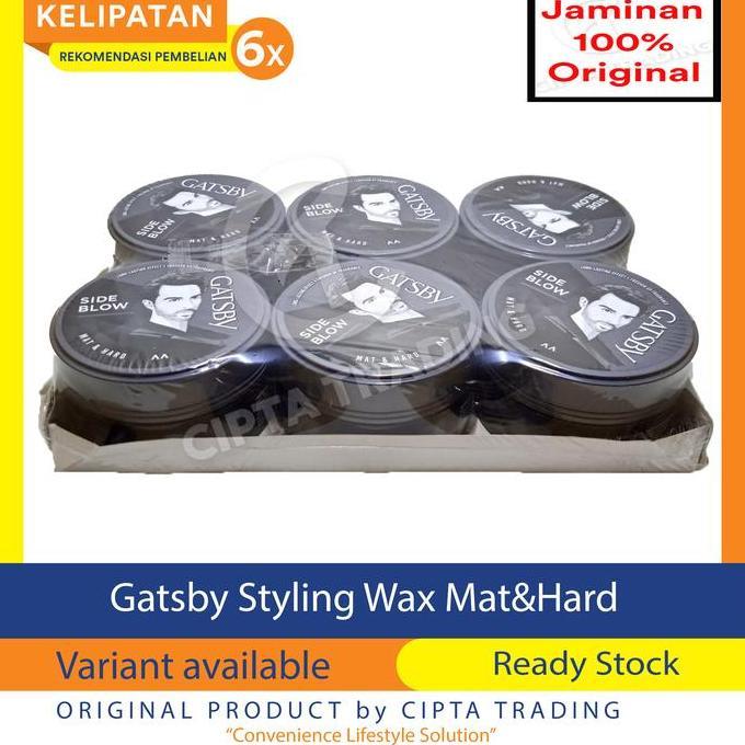 Littlehn- Minyak Rambut Pomade Gatsby Styling Wax Mat & Hard Besar 75G