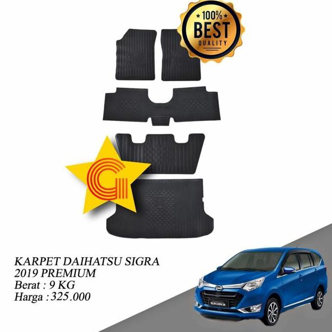 Karpet Karet Mobil Daihatsu Sigra 2019-2021 Premium Hemat