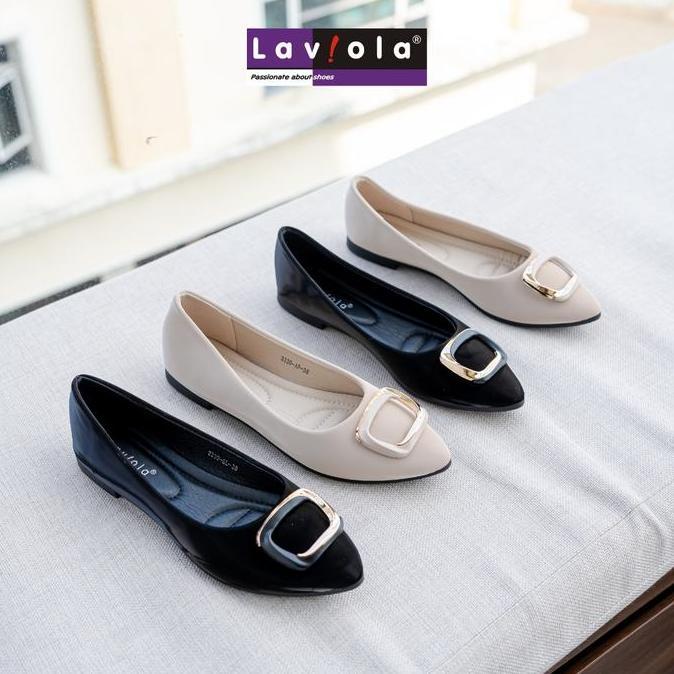 PROMO DISKON - Laviola 3330 LSF- Flat Shoes Wanita Black