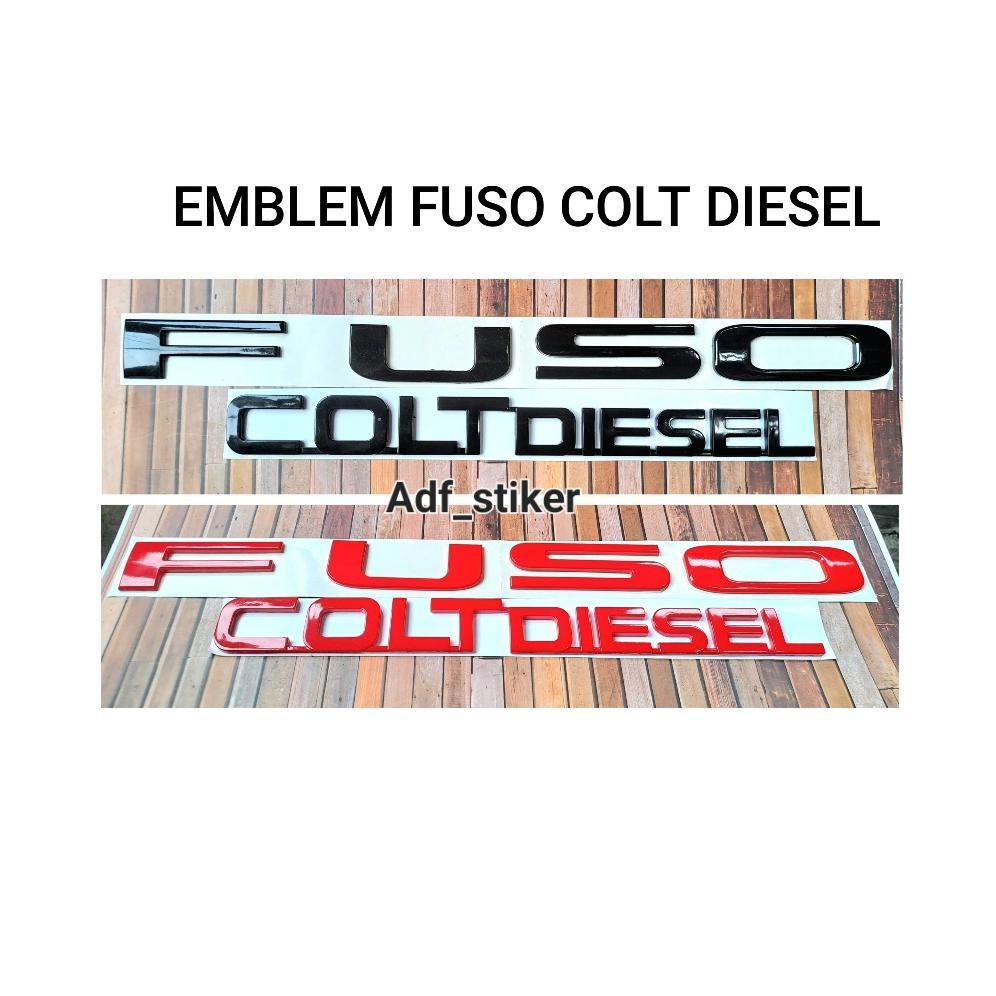 Emblem Logo Fuso colt diesel canter / Logo Fuso L300 / Emblem Logo fuso L300 mitsubishi Fuso merah h