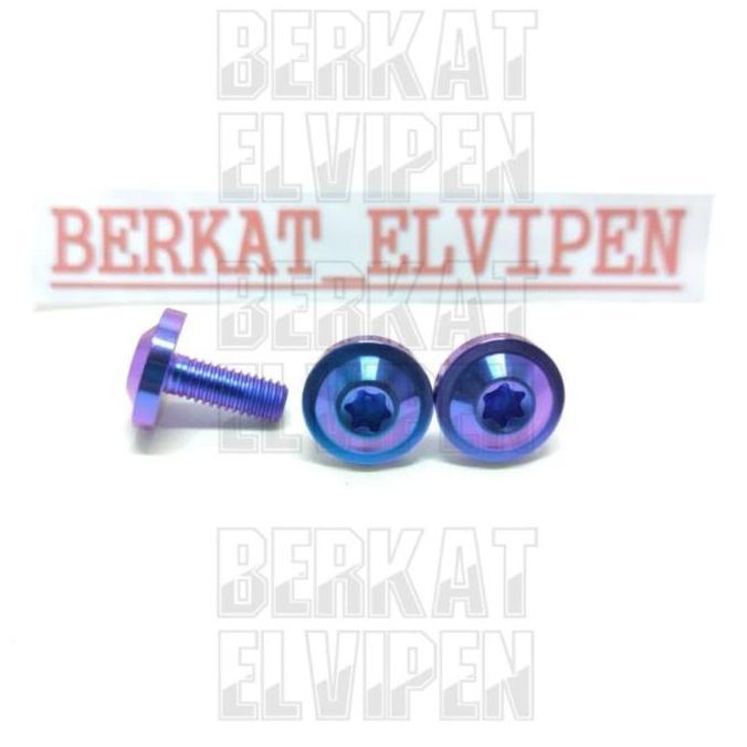 Expert- Baut Titanium Cover Air Duct Keongan Beat Scoopy Spacy Vario 125/150