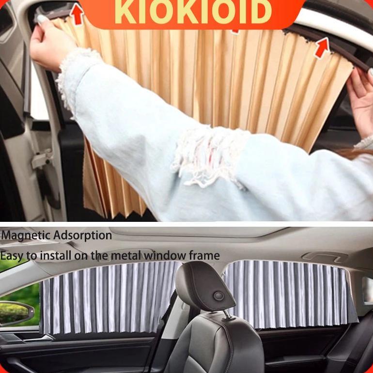 4pcs Tirai Mobil Magnet Tirai Jendela Mobil Magnet Sunshade Tirai Magnet Mobil Magnet Premium tirai 