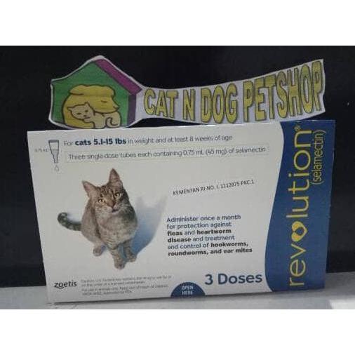 TERBARU - Revolution Cat / Kucing/ Obat Tetes Kutu Kucing Dewasa