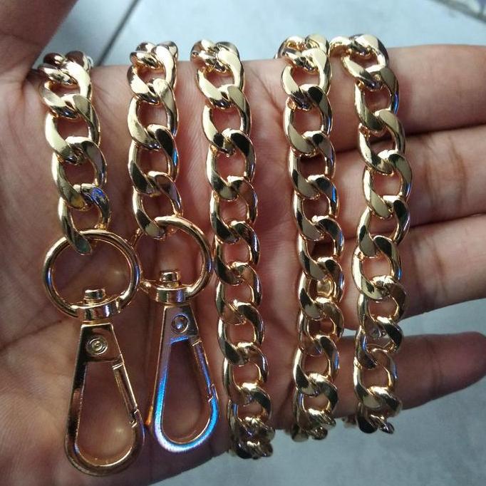 TERMURAH Rantai tas tebal Sling rose gold/gold READY STOCK