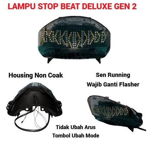 STOPLAMP RUNNING BEAT DELUXE GEN 2 (2024-2025) STOPLAMP BELAKANG RUNNING BEAT DELUXE GEN 2