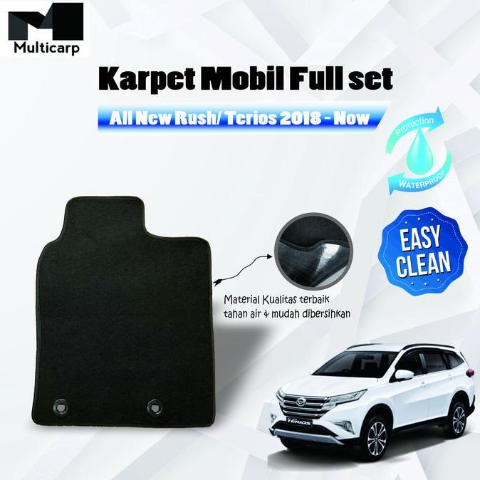 Karpet Mobil Rush/Terios Satu Set Karpet Alas Mobil TERBATAS
