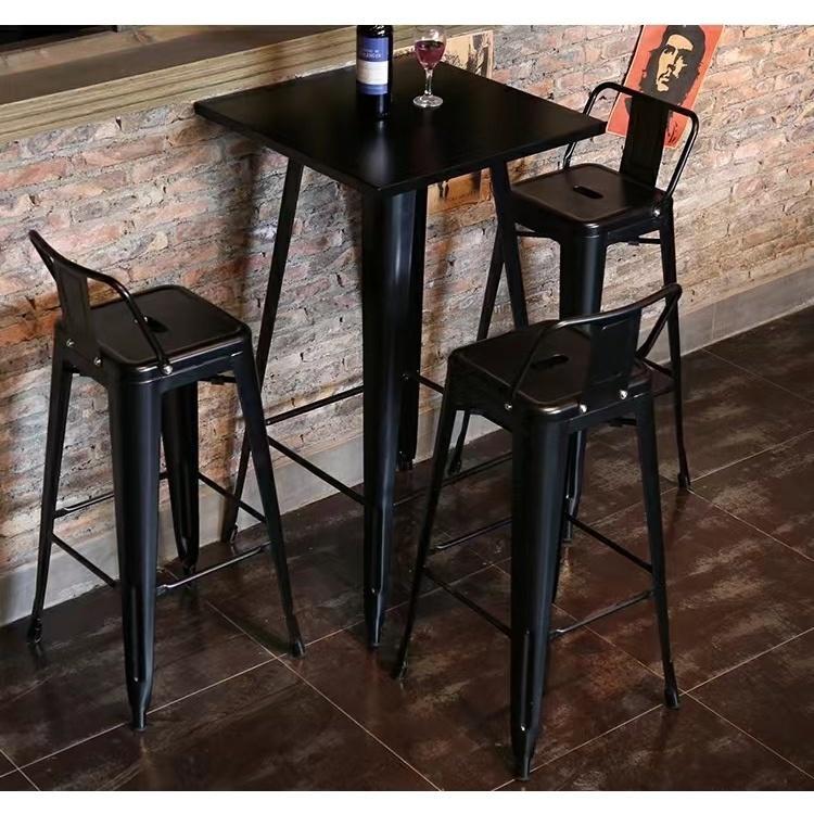 Meja Besi Hitam Meja Cafe Meja Makan Tinggi Meja Makan Meja Kursi Cafe Besi Kursi Tolix Kursi Bar
