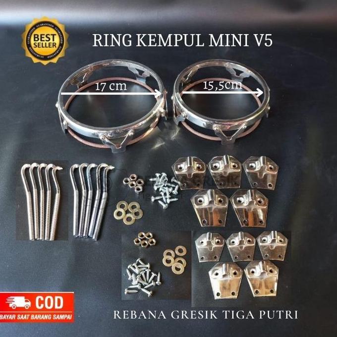 Ring Kempul Mini Ketipung Kendang V5 Ring Lebih Tebal Baut Ukuran 12