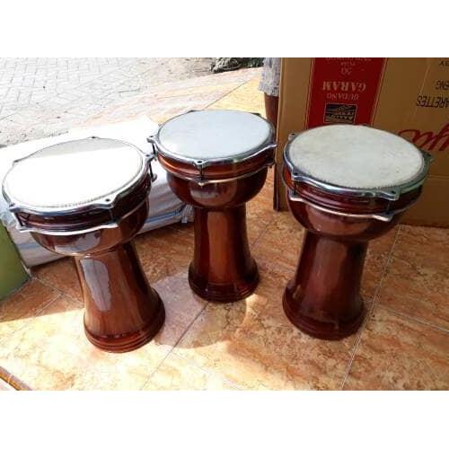 bas dumbuk ukuran 10 in bas kulit bas rebana
