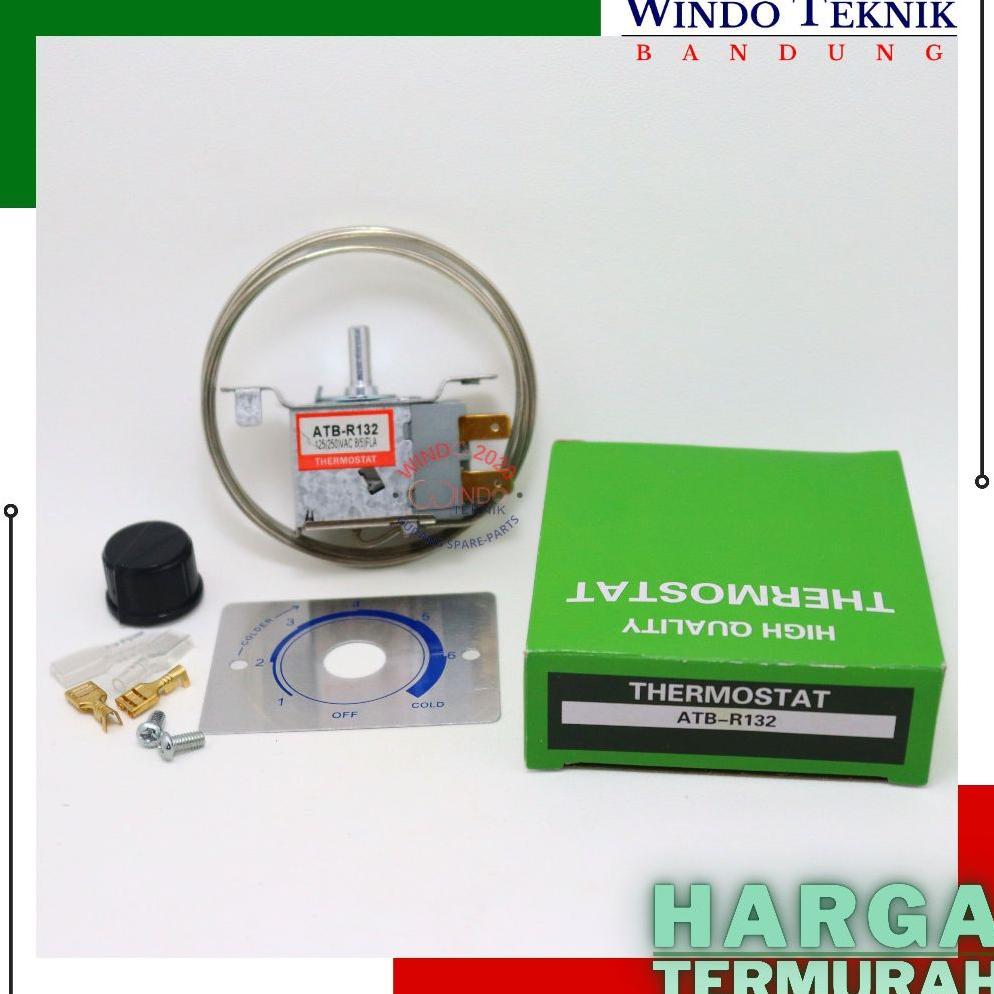 CUCI GUDANG THERMOSTAT ATB-R 132 | THERMOSAT KULKAS | THERMOSTAT SHOWCASE / FREZER /  KULKAS 2PINTU 