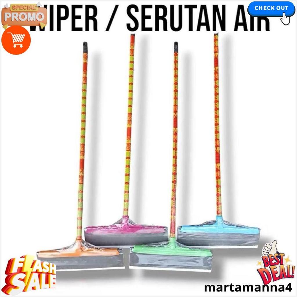 Wiper Lantai Karet Serok Air Pel Karet Lantai Pelan Wiper Pembersih Lantai Basah Bisa Cod