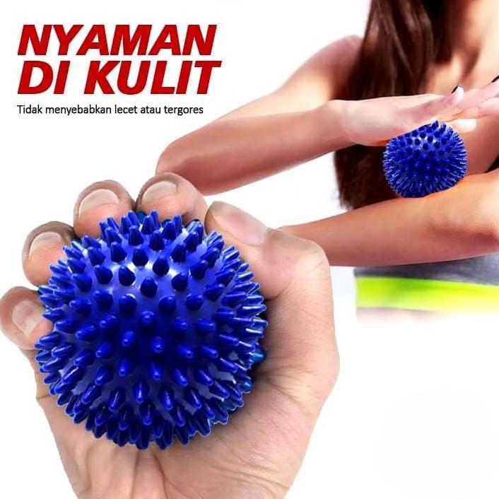 TERBARU Bola Duri Karet Terapi Kesehatan / Bola pijat Terapi Tangan