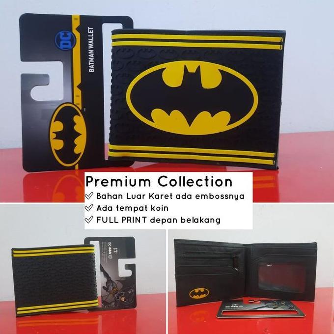 Kyut- Dompet Anak Laki Laki Gambar Karakter Batman Naruto Ps