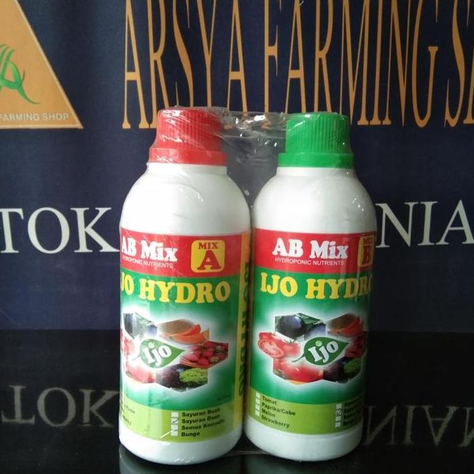 Plnt- Nutrisi Ab Mix Cair Ijo Hydro 500 Ml Sayuran Daun