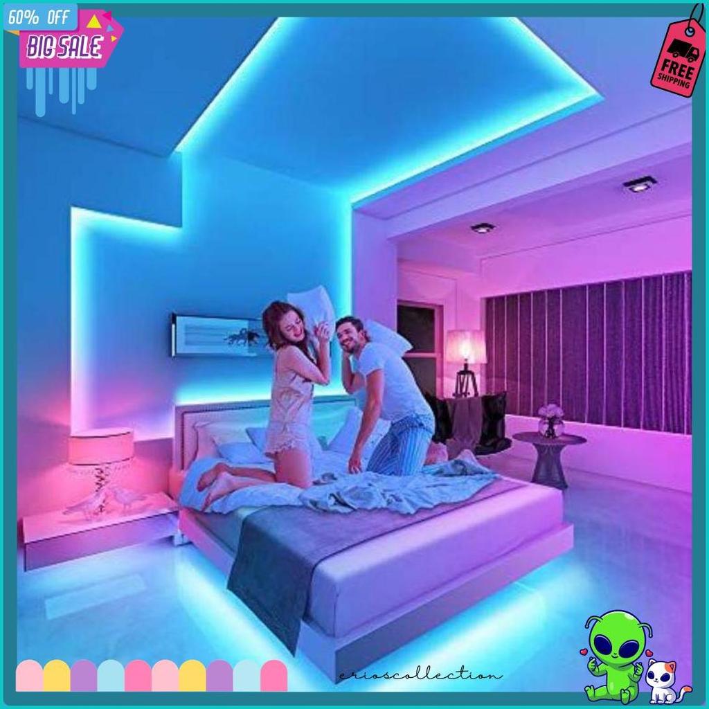 Lagi Diskon Nih [3528 10M] Lampu Led Strip Rgb 16 Warna Remote Tiktok Warna Warni Lampu Kamar Dindin