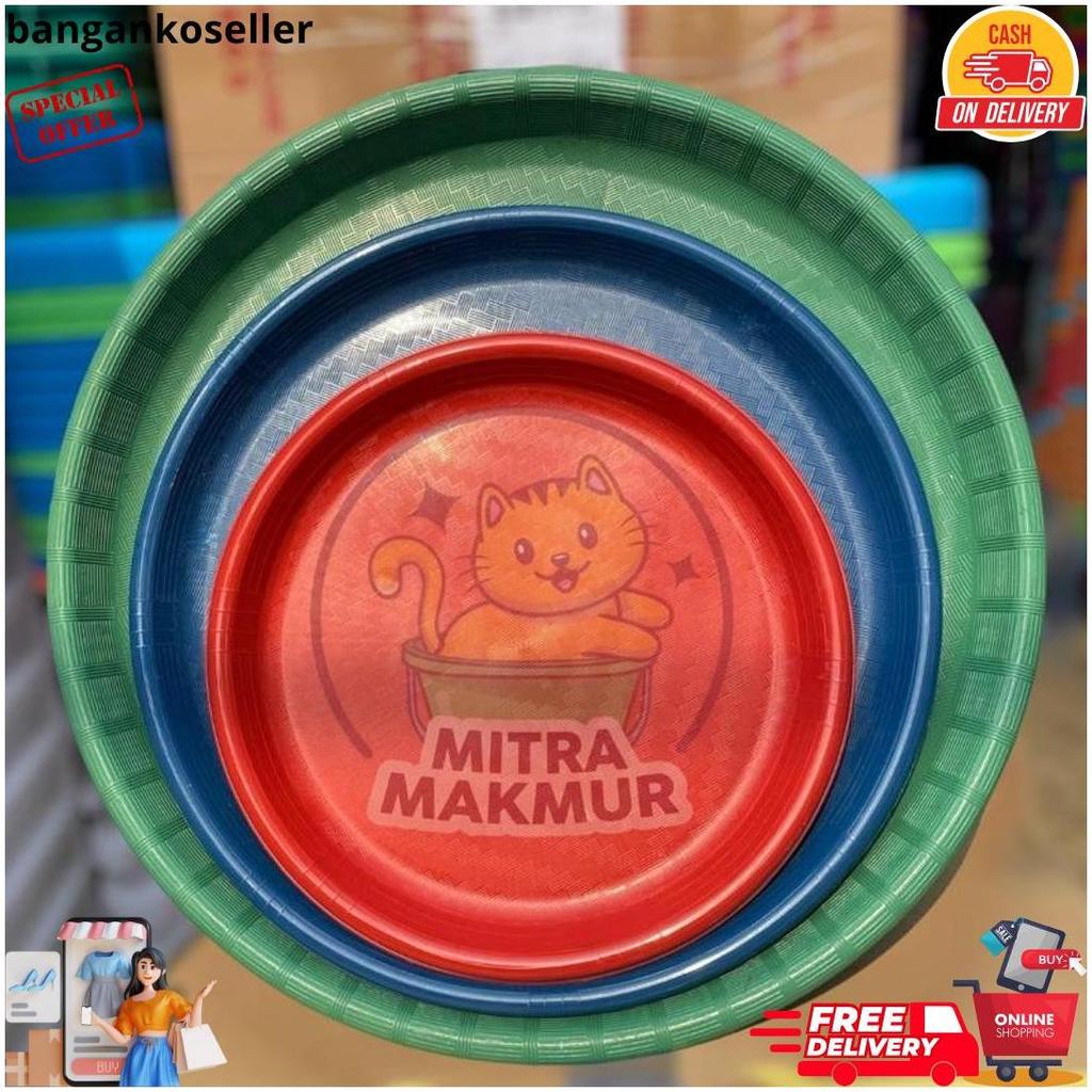 Tampah Bulat Plastik Wadah Nasi Kebuli Wadah Tumpeng Hajatan Original Produk