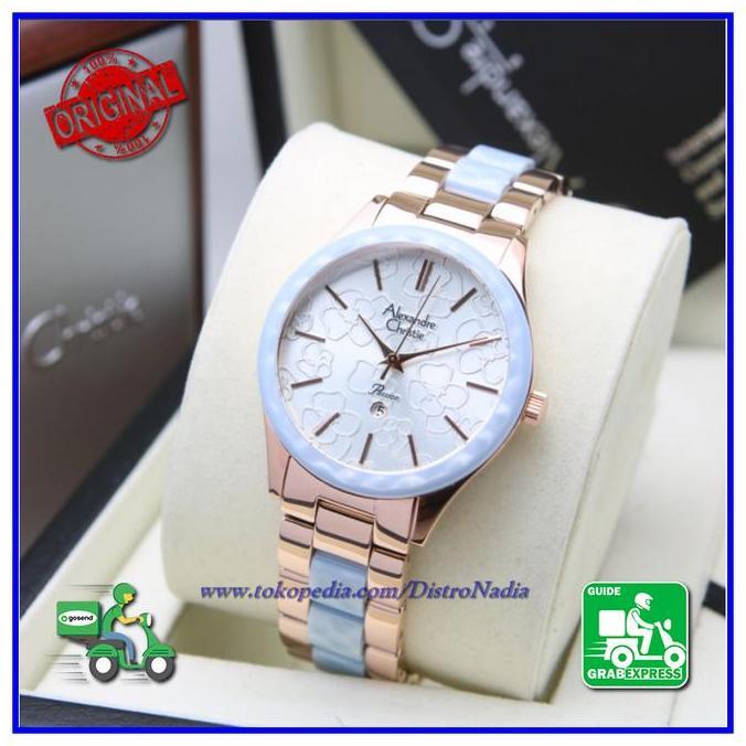 ALEXANDRE CHRISTIE CEWE MODEL TERBARU JAM ORIGINAL ALEXANDRE CHRISTIE KODE 1096