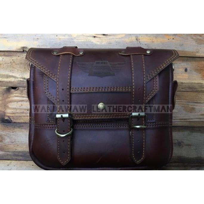 NEW Tas motor kawasaki binter merzy, side bag kawasaki kz200