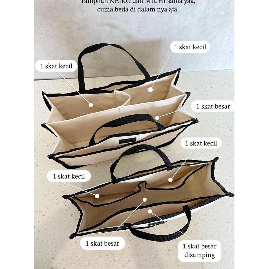 Ykyk- Bag Organizer - Michi Inner Pouch Bag