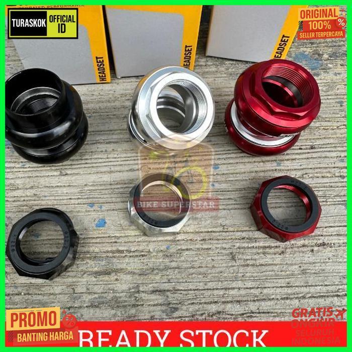 Original Kom Fork Bearing Head Part Set Strummer Ec30R 22.2 Mm Standar Sepeda Bmx Lipat Minion Fixie