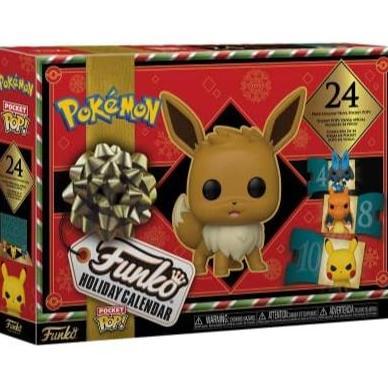 Funko Pop Holiday Calendar - Pokemon, 24 Pocket Pop Vinyl Figures