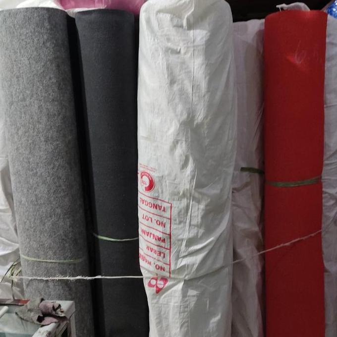 Promo karpet Bludru polos meteran Bintang [ 1roll ] Diskon