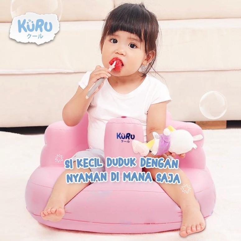 Big Promo Kuru Bc01 Inflatable Baby Chair | Kursi Sofa Angin Bayi Tiup Pompa - Kuru Sofa Belajar Dud