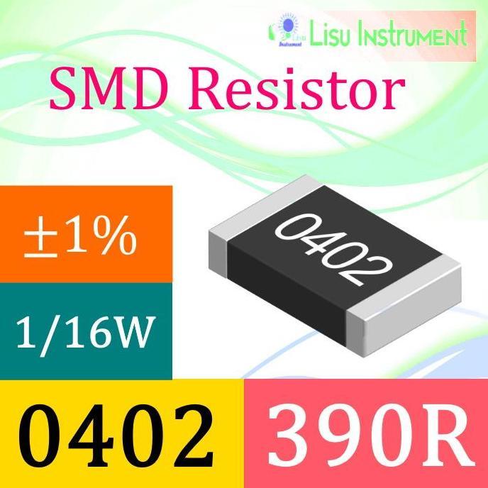 390R 0402 1% THICK FILM RESISTORS SMD CHIP RESISTOR
