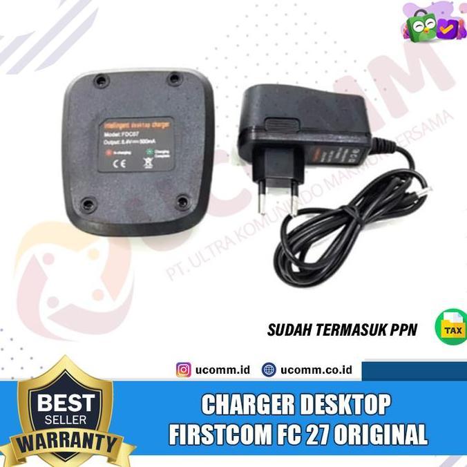 TERLARIS - Charger Desktop Firstcom FC 27 Fc-27 Fc27 Charger HT Firstcom Original