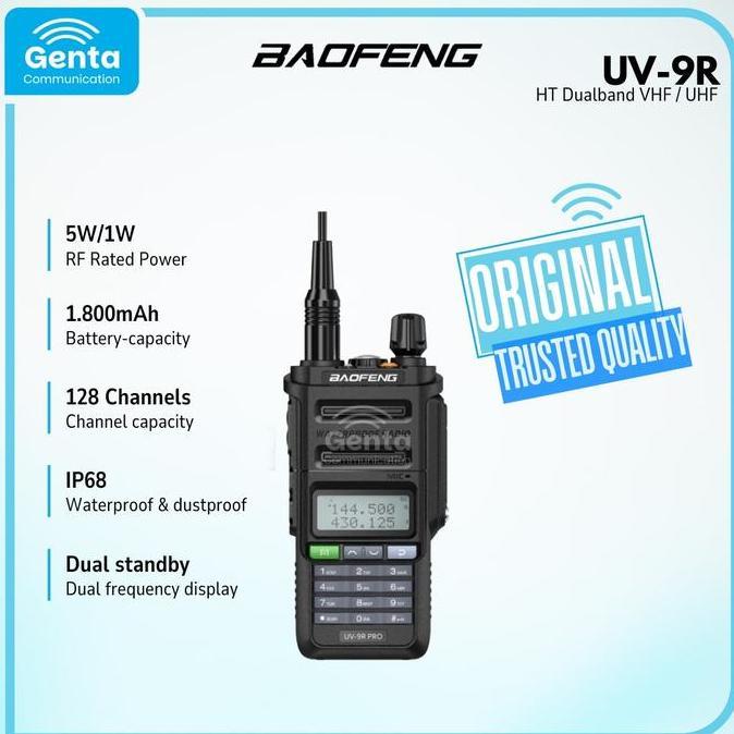 NEW - HT BAOFENG UV-9R PRO / BAOFENG BF UV9R PRO BAOFENG UV-9R PRO HT BAOFENG DUALBAND VHF UHF GARAN