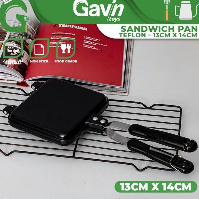 PROMO - Pemanggang Roti Kompor Anti Lengket Sandwich Maker Alat Roti Panggang