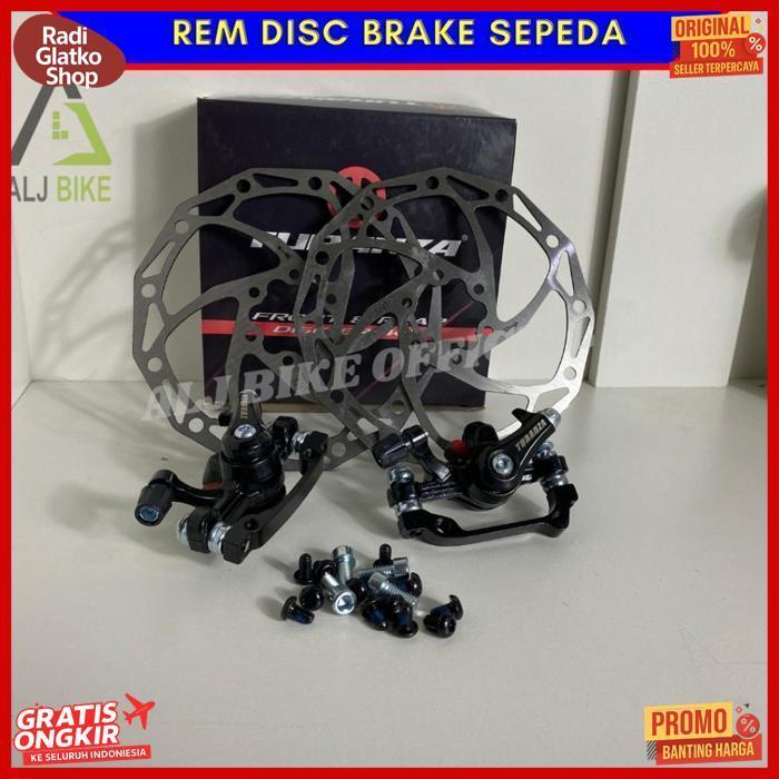 Original Rem Sepeda Mtb Gunung Lipat Sepedah Bmx Disc Brake Cakram