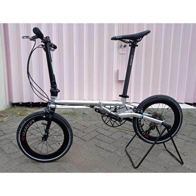 Terlaris Sepeda Lipat Fnhon Gust 16" - Merah