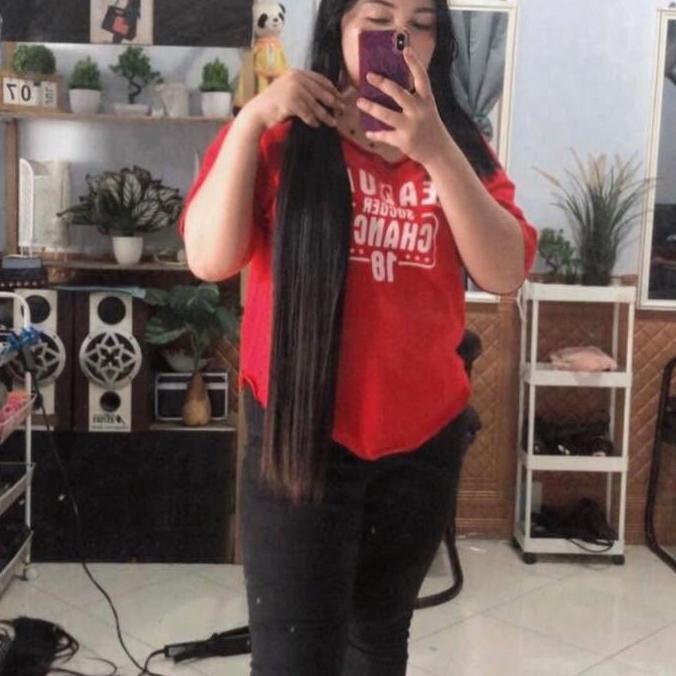 Rambut sambung ukuran 70 cm