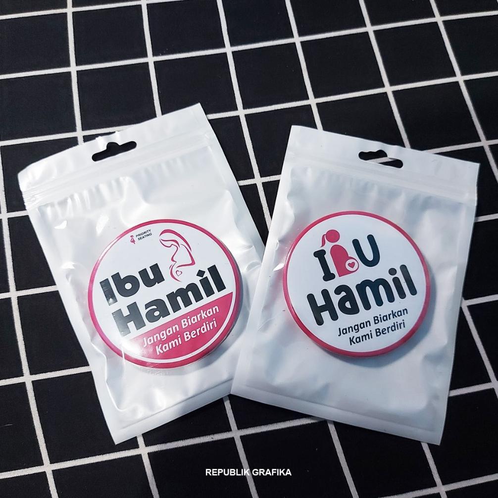 Grosir Pin Ibu Hamil- Pin Bross Priority Seat Kursi Prioritas Khusus Ibu Hamil
