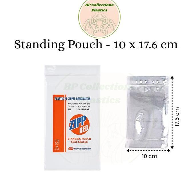 1 DUS STANDING POUCH 10x17.6 10x17 12x20 14x22 16x24 16x32 20x29 cm PP DOUBLE SEAL ZIPLOCK PLASTIK K