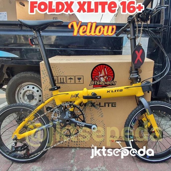 Terlaris Sepeda Lipat Foldx Xlite 16 11 Speed