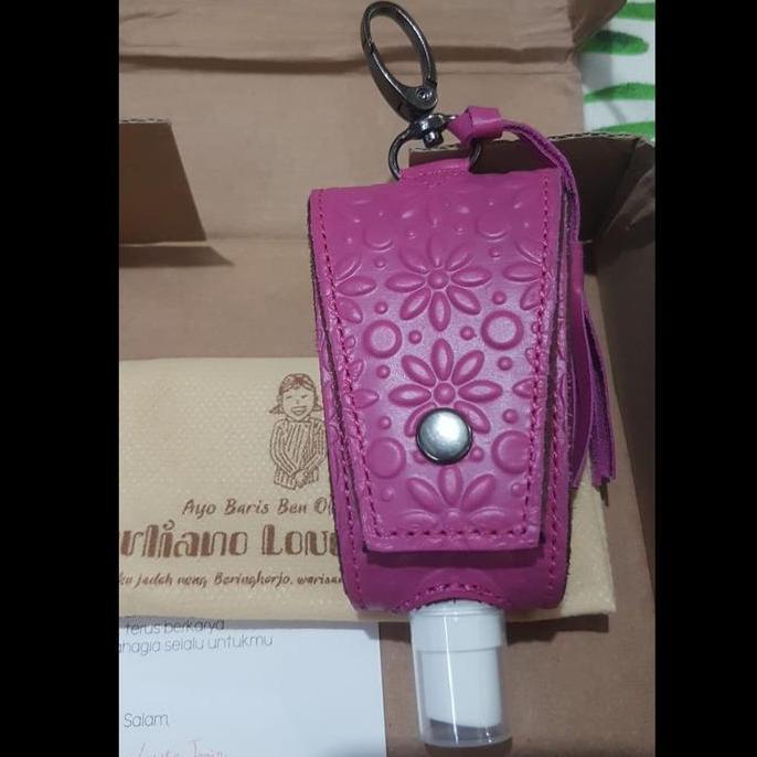 ORIGINAL Gantungan kulit hand sanitizer er / pouch Berliano READY STOCK