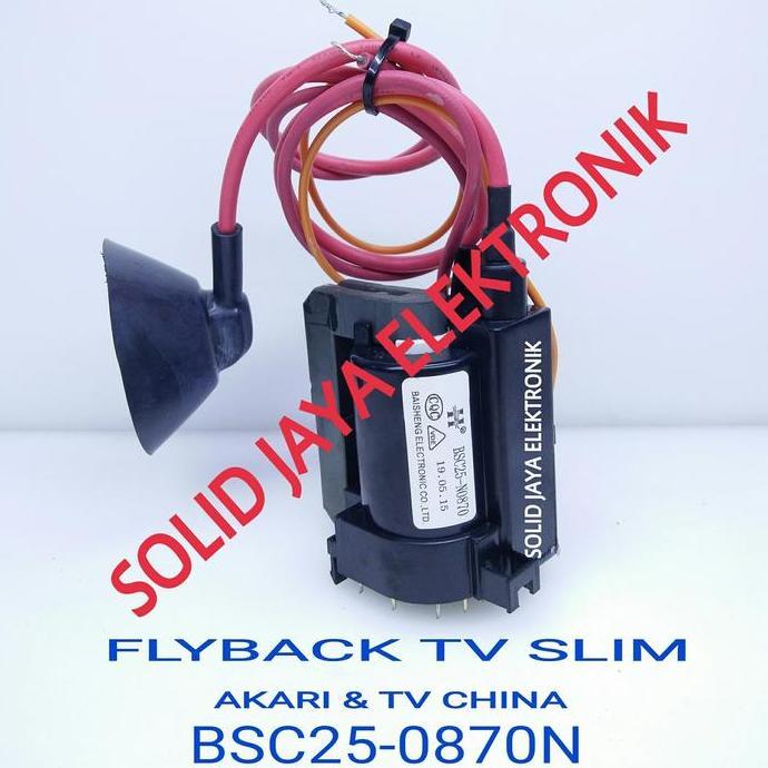 PLAYBACK FLYBACK AKARI SLIM BSC25-N0870 BSC25-0870 BSC 25 0870 TV CINA Promo