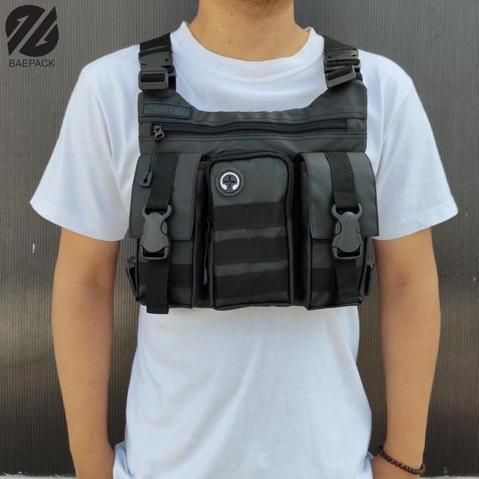 Bag- Baepack Tas Dada Pria Waterproof Anti Air Tactical Ala Brimob Military Tni Shaga Original - Che