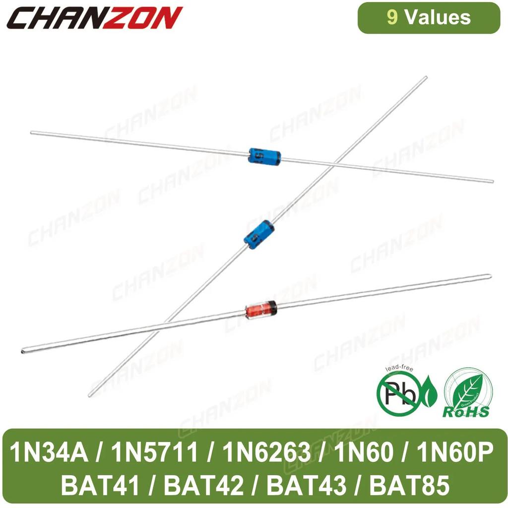 1N34A 1N5711 1N6263 1N60 1N60P BAT41 BAT42 BAT43 BAT85 Small Signal Schottky Barrier Switching Diode