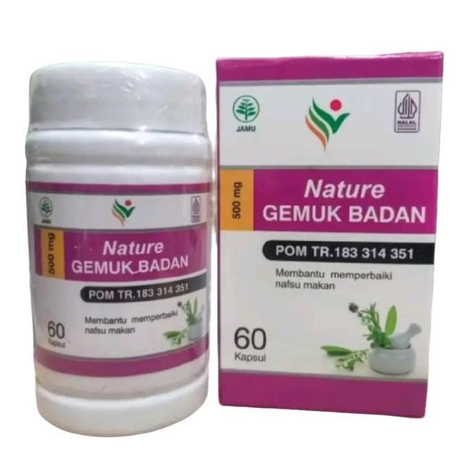 New- Penggemuk Badan Bpom Nature Gemuk Badan Kapsul