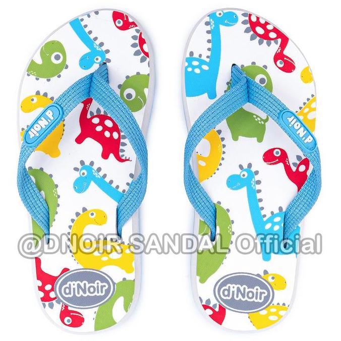 Sptkrn- Dnoir Sandal Jepit Anak Laki Laki & Perempuan Dino Size 25 - 36 Fashion