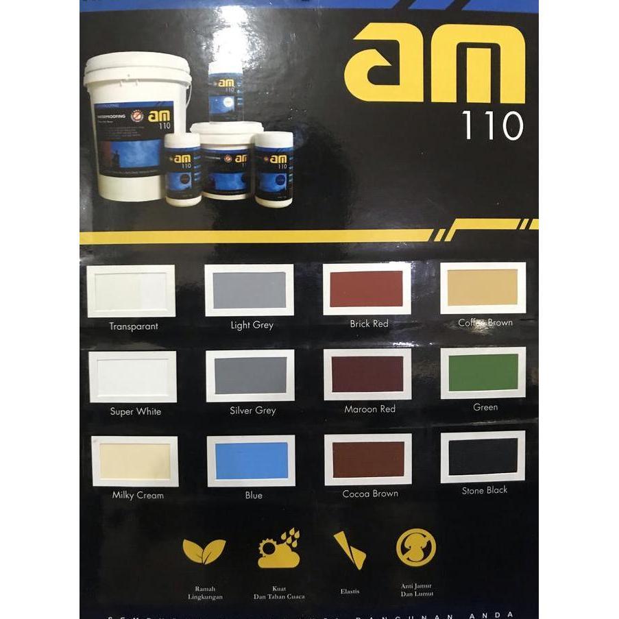 Wutwut- Am 110 Cat Waterprofing 4 Kg Cat Tembok Pelapis Anti Bocor Dinding Luar