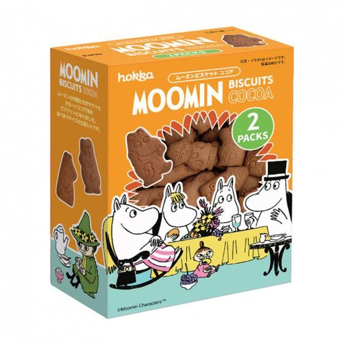 Hokuriku Moomin Valley Cocoa Biscuit / Biskuit Jepang Rasa Cokelat 90 gr
