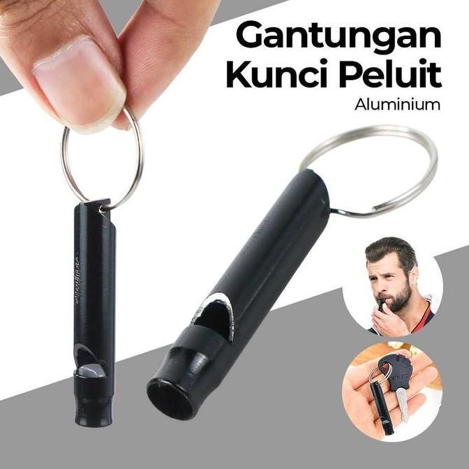 Gantungan Kunci Peluit Aluminium - HW1139 Tas