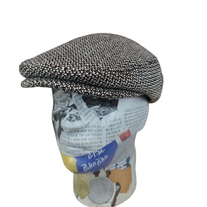Topi Flat Ivy cap Wool Premier vintage topi pet klasik premier
